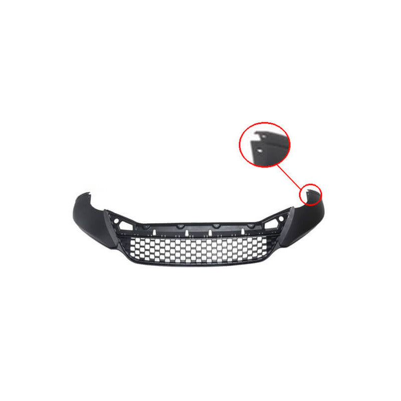 Spoiler de pare-choc avant avec trous extension Offroad Volkswagen Tiguan 1 phase 2 2011-2016