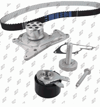 Kit de distribution avec pompe à eau Prodex TB1008WP pour Renault Clio IV, Captur I, Kangoo Express