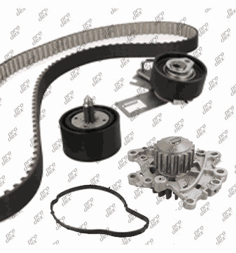 Kit de distribution avec pompe à eau Prodex TB1013WP pour Peugeot 3008 II, 208 I, 308 II, Citroën C3 III