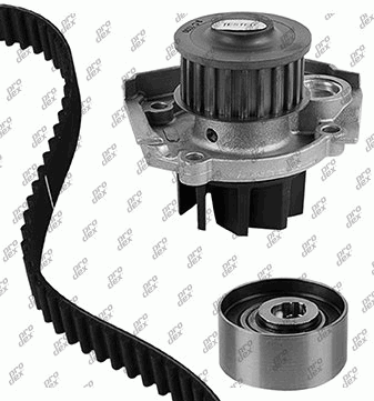 Kit de distribution avec pompe à eau Prodex TB1014WP pour Fiat 500, Punto, Panda, Ford KA