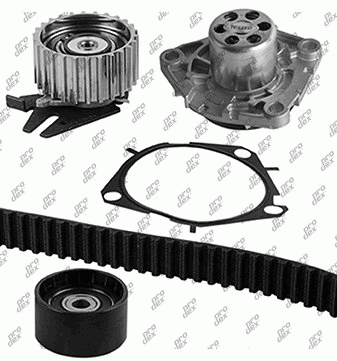 Kit de distribution avec pompe à eau Prodex TB1033WP pour Opel Insignia A, Zafira / Zafira Family B, Suzuki SX4, Fiat Ducato