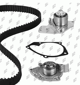 Kit de distribution avec pompe à eau Prodex TB1035WP pour Renault Scénic II, Laguna II, Grand Scénic II