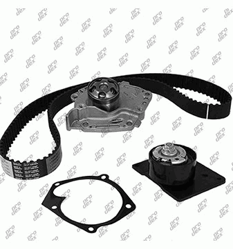 Kit de distribution avec pompe à eau Prodex TB1041WP pour Renault Scénic III, Grand Scénic III, Megane III, Suzuki Grand Vitara II