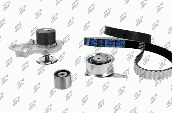 Kit de distribution avec pompe à eau Prodex TB1048WP pour Volkswagen Polo V, Skoda Fabia III, Audi A1