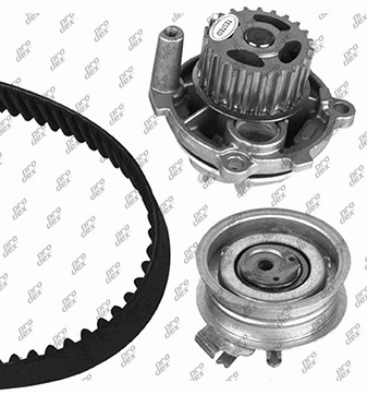 Kit de distribution avec pompe à eau Prodex TB1069WP pour Volkswagen Golf IV, Golf V, New Beetle