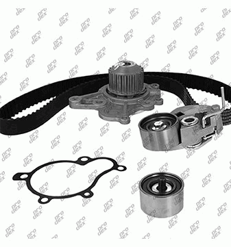Kit de distribution avec pompe à eau Prodex TB1070WP pour Hyundai Tucson, Santa FÉ II, Trajet