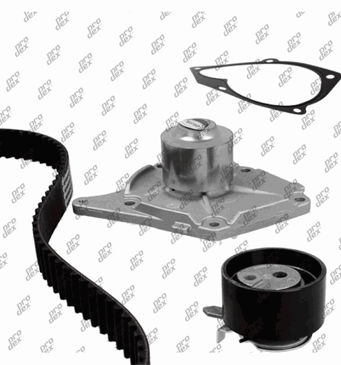 Kit de distribution avec pompe à eau Prodex TB1073WP pour Renault Clio II, Megane II, Kangoo Express
