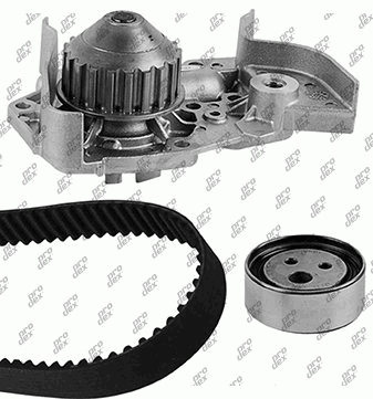 Kit de distribution avec pompe à eau Prodex TB1076WP pour Renault Clio II, Kangoo, Megane I, Kangoo Express