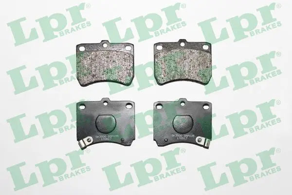 Jeu plaquettes frein pour KIA Pride / Mazda 121 I, Festiva