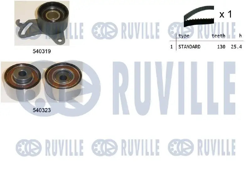 Kit distribution complet pour Toyota Hiace III, Dyna, Cressida
