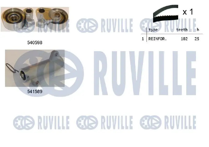 Kit distribution complet pour Toyota Land Cruiser 90, 4 Runner III, Land Cruiser Prado