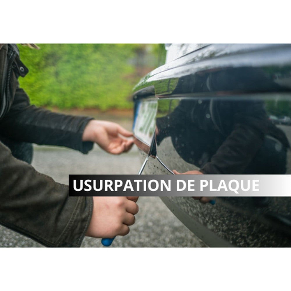 Usurpation de plaque – Changement de numéro