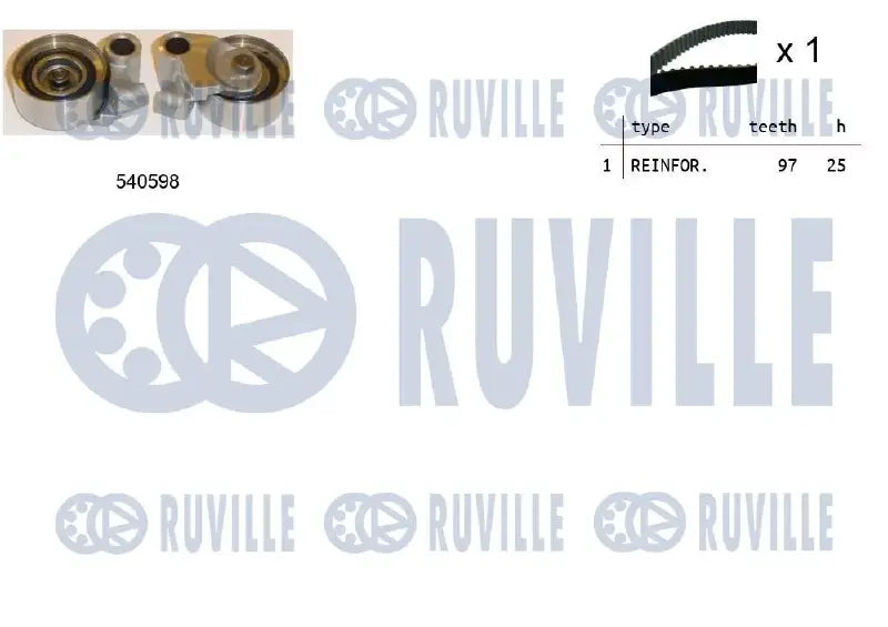 Kit distribution complet pour Toyota Hilux VI, Hilux VII, Land Cruiser Prado