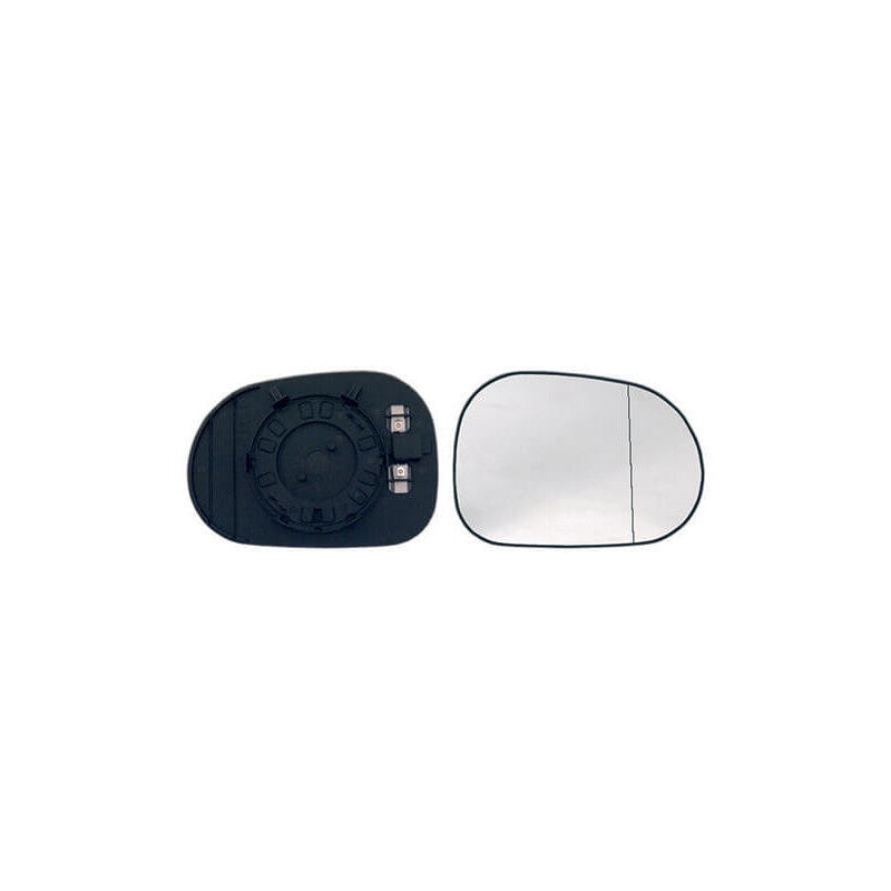 Verre de rétroviseur droit bleu chauffant asphérique Mercedes ML (W163) phase 1 1998-2001
