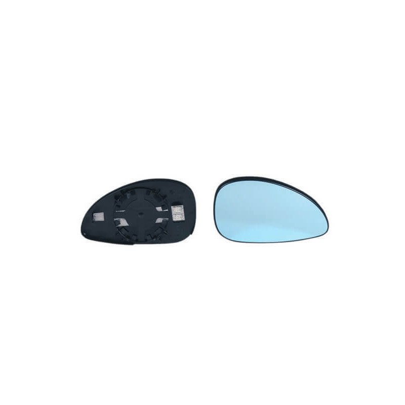 Verre de rétroviseur droit chauffant convexe bleu Citroën C4 1 2004-2010