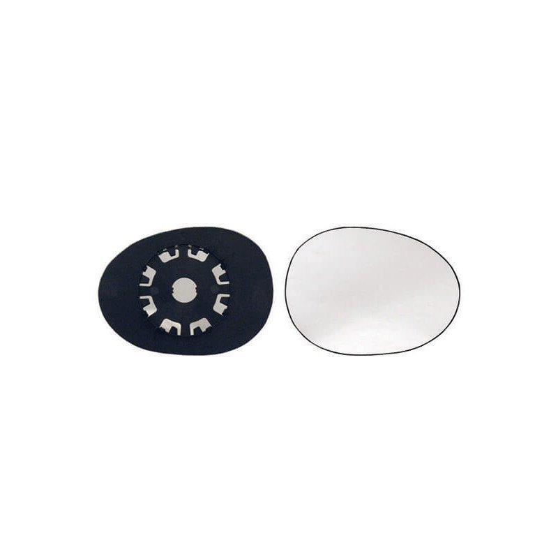Verre de rétroviseur droit convexe Citroën C1 2005-2014