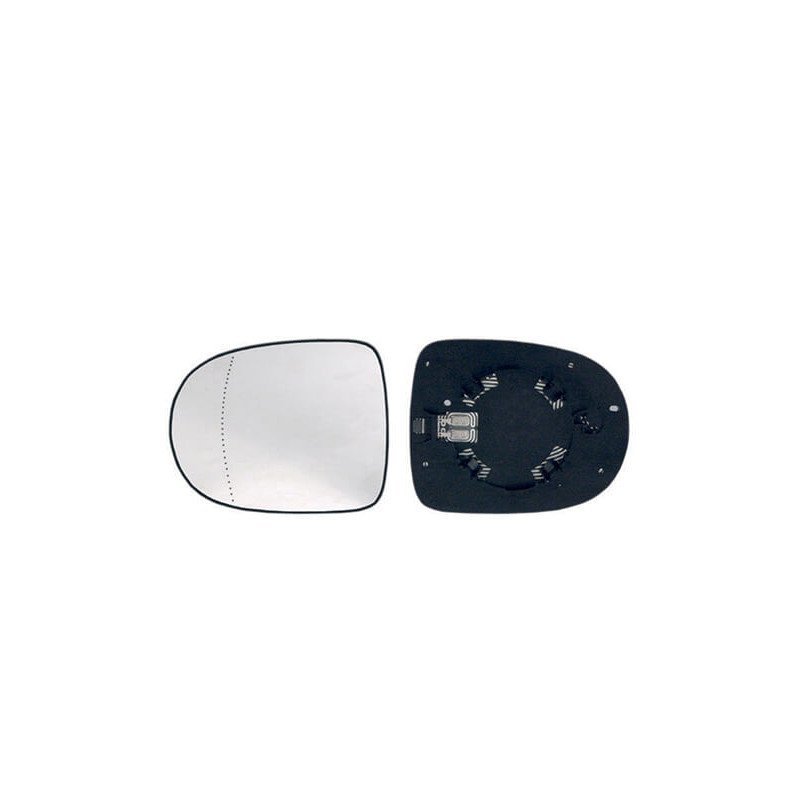 Verre de rétroviseur droit ou gauche asphérique chauffant Renault Clio 3 phase 2 2009-2012