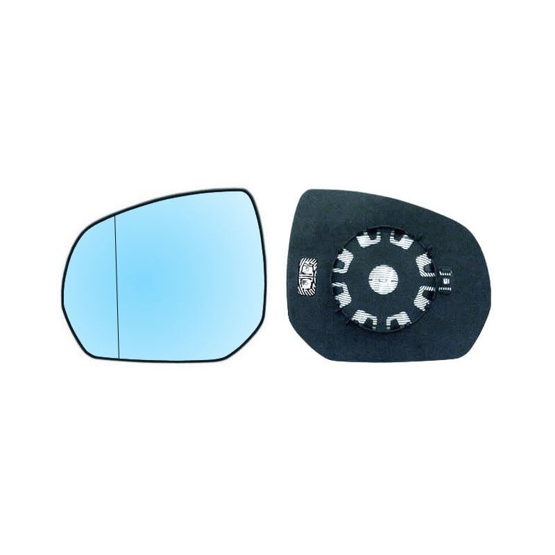 Verre de rétroviseur gauche asphérique bleu chauffant Citroën C3 Picasso depuis 2009
