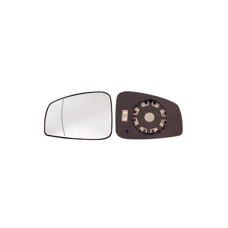Verre de rétroviseur gauche asphérique chauffant Renault Laguna 3 2007-2015