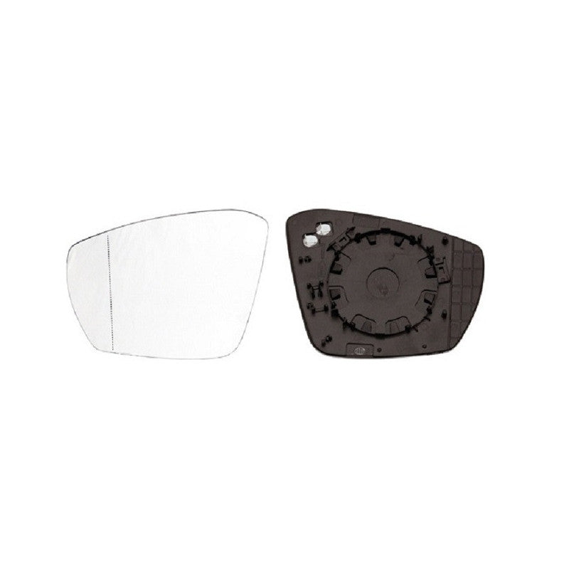Verre de rétroviseur gauche asphérique chauffant Volkswagen T-ROC phase 1 2017-2021
