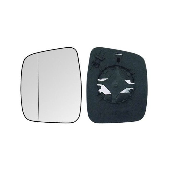 Verre de rétroviseur gauche asphérique Citroën Nemo depuis 2008