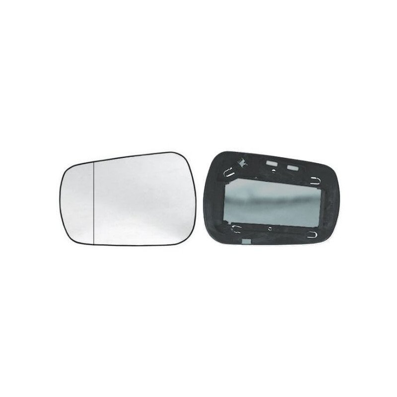 Verre de rétroviseur gauche asphérique Ford Fiesta MK5 phase 1 2002-2005