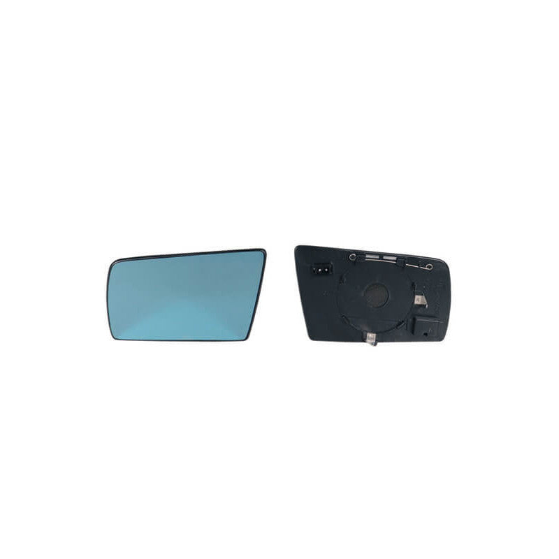 Verre de rétroviseur gauche bleu asphérique chauffant Mercedes Classe C W202 1993-2000