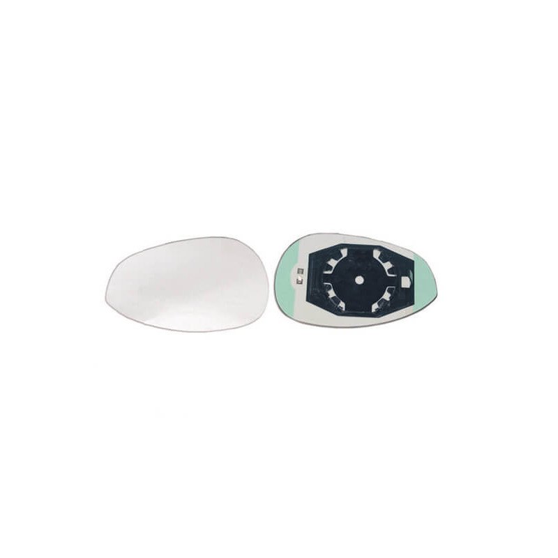 Verre de rétroviseur gauche chauffant Fiat 500 depuis 2007