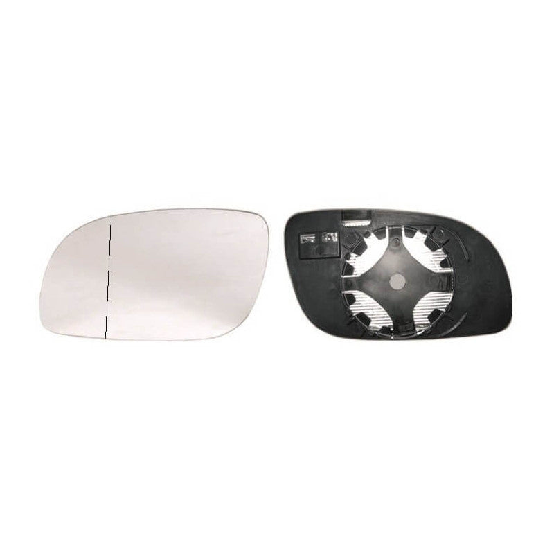 Verre de rétroviseur gauche chauffant asphérique Volkswagen Touran 1 2003-2010