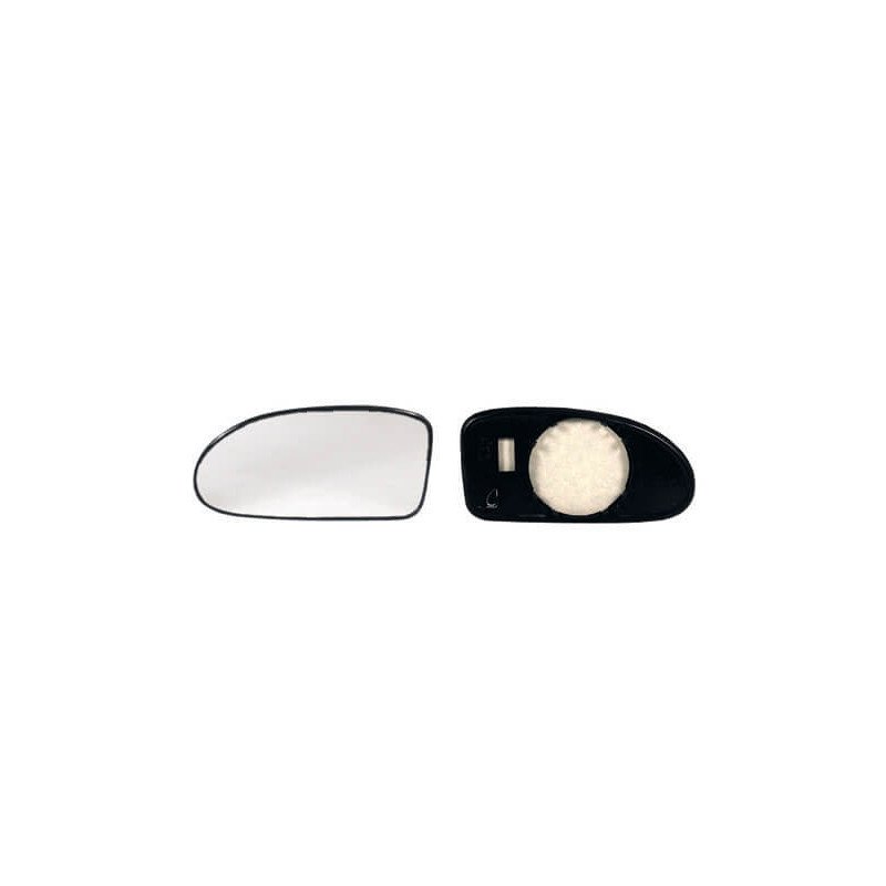 Verre de rétroviseur gauche convexe support rond Ford Focus 1 1998-2004
