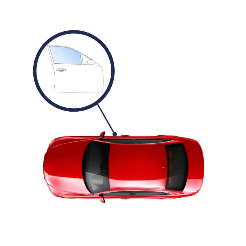 Vitre de porte latérale avant droite teintée verte 3 portes Citroën Xsara 1997-2005