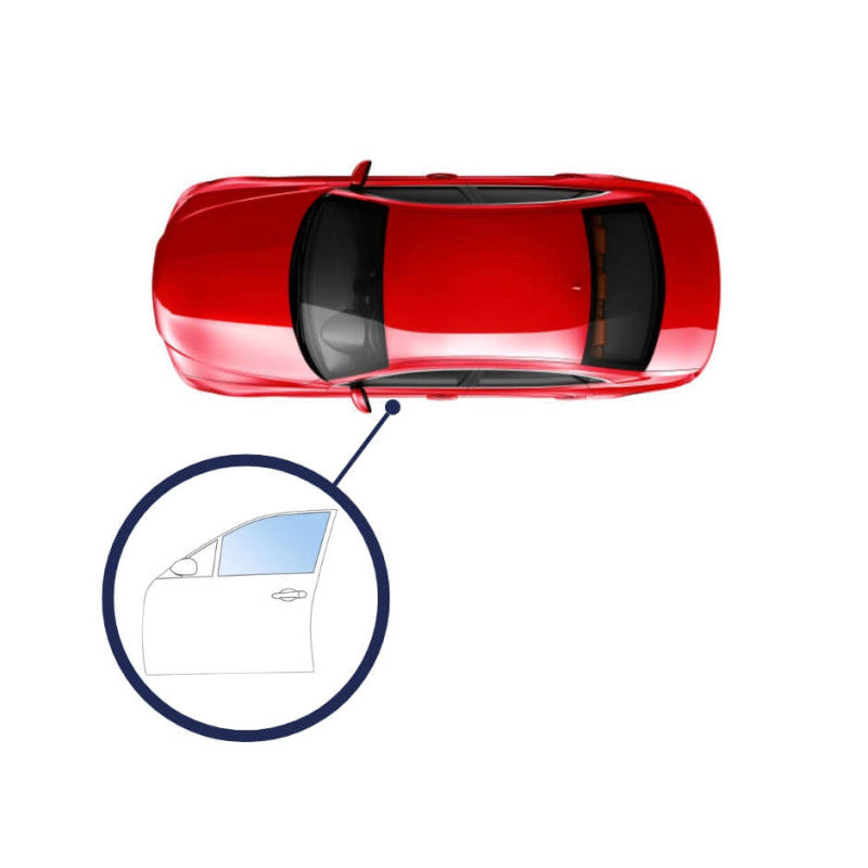 Vitre de porte latérale avant gauche teintée verte Mercedes Classe A W176 2012-2018