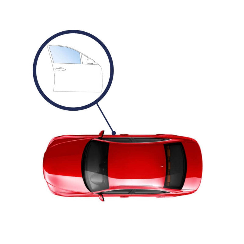 Vitre de porte latérale avant droite teintée verte Citroën C3 Aircross depuis 2017