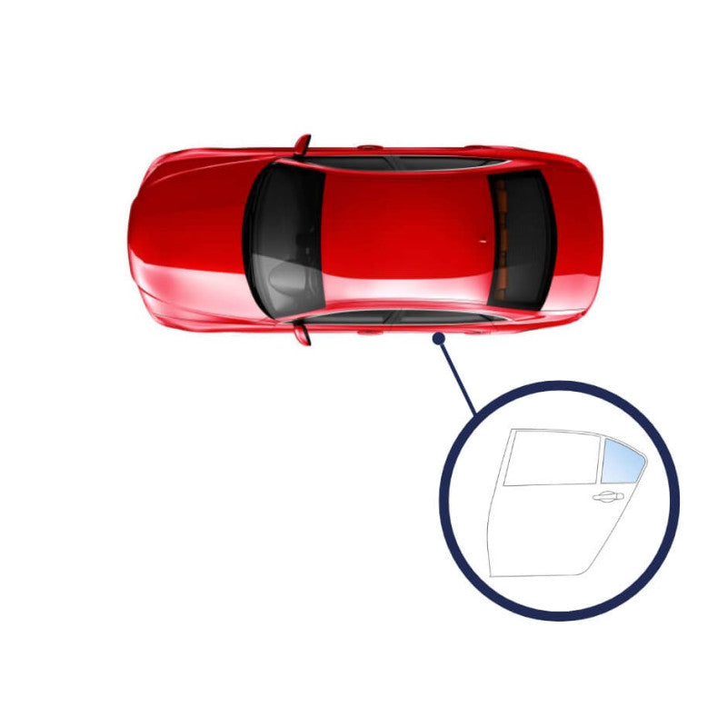 Vitre fixe latérale arrière gauche teintée verte Suzuki Alto 2009-2014