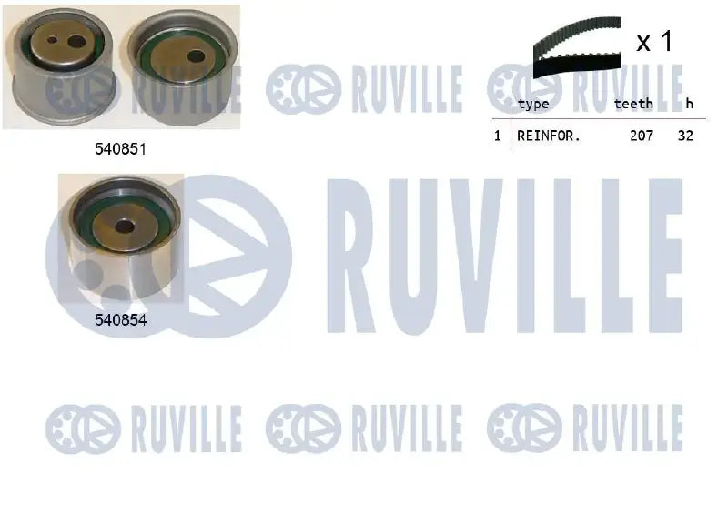 Kit distribution complet pour Hyundai XG, Tucson, Tiburon / KIA Sportage II, Magentis I
