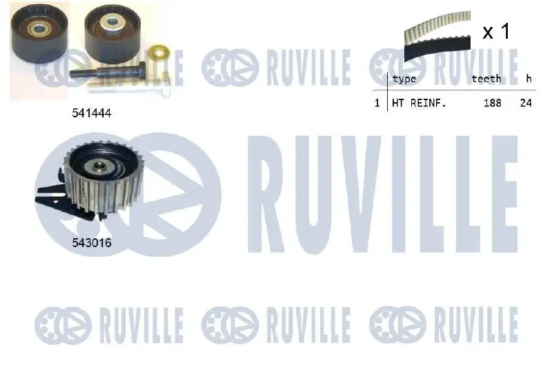 Kit distribution complet pour FIAT Doblo, 500X, Doblo Cargo / Alfa Romeo Tonale