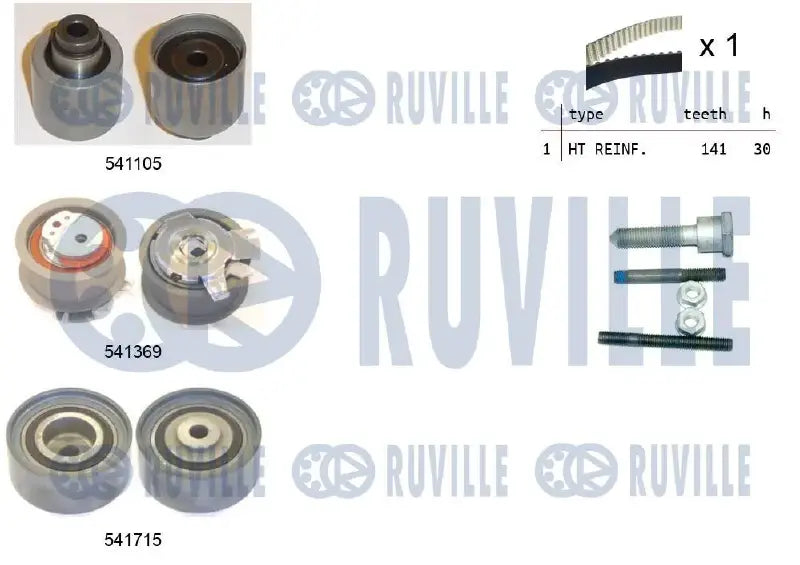 Kit distribution complet pour VW Golf V, Passat B6, Jetta III / Audi A3